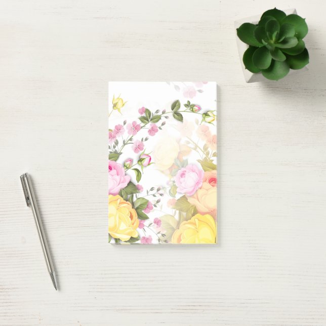 Bloco De Notas Buquês dos Rosas 4 (Escritótio)
