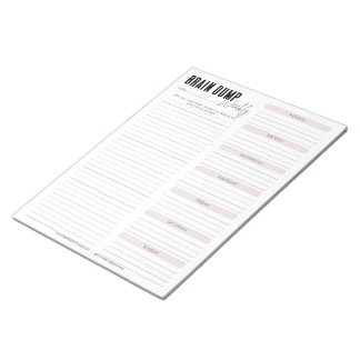 Bloco De Notas BURACO DO CÉREBRO | Escamudo Semanal