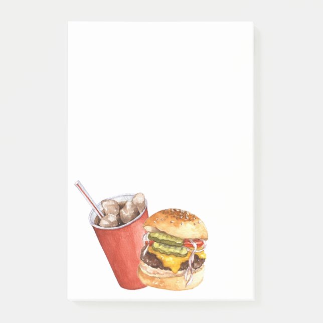 Bloco De Notas Burger e (Frente)