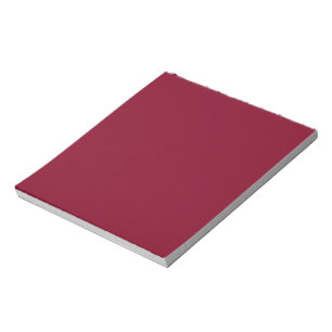 Bloco De Notas Burgundy (cor sólida)