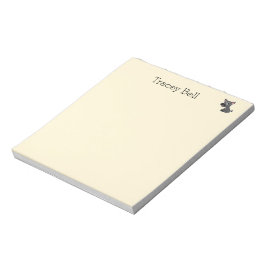 Bloco De Notas Burrinho cinza fofo creme