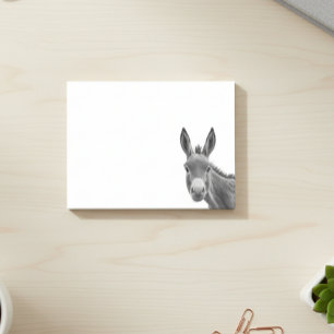 Bloco De Notas Burro Fofo Espiando