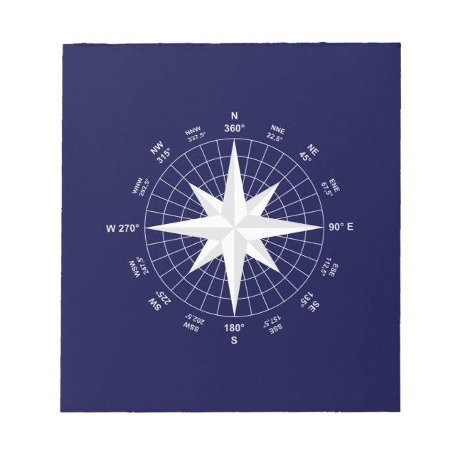 Bloco De Notas bússola (Frente)