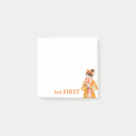 Bloco De Notas But first... coffee lady Notes