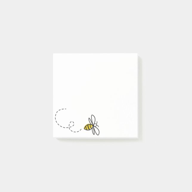 Bloco De Notas Buzzy Bee Sticky Notes (Frente)