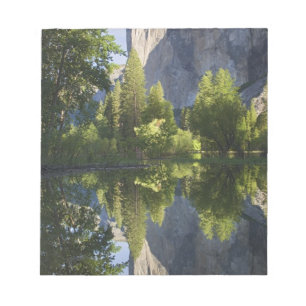 Bloco De Notas CA, Parque Nacional de Yosemite, El Capitan reflet