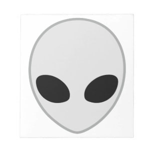 Bloco De Notas Cabeça de alienígena