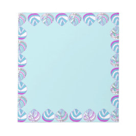 Bloco De Notas Cabeça de Peixe Sai do Céu Roxo