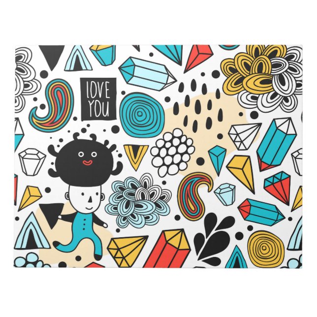 Bloco De Notas Cabeça louca (Frente)