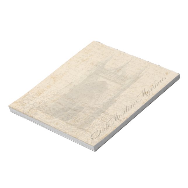 Bloco De Notas Cabeçalho Medieval - Palimpsesto (Invertido)