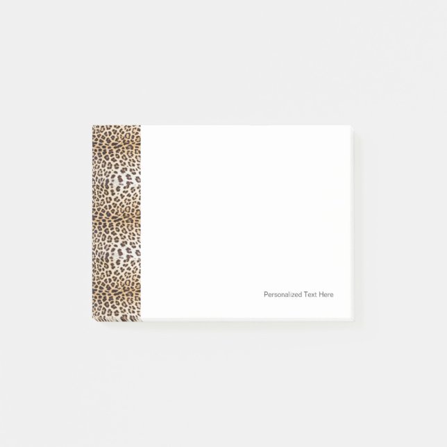 Bloco De Notas Cabelo do leopardo (Frente)