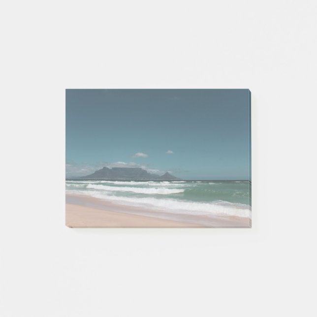 Bloco De Notas Cabo da Montanha da Mesa da Cidade do Cabo Oceano (Frente)