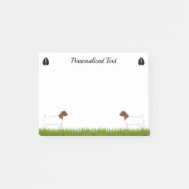 Bloco De Notas Cabra de Boer Personalizada