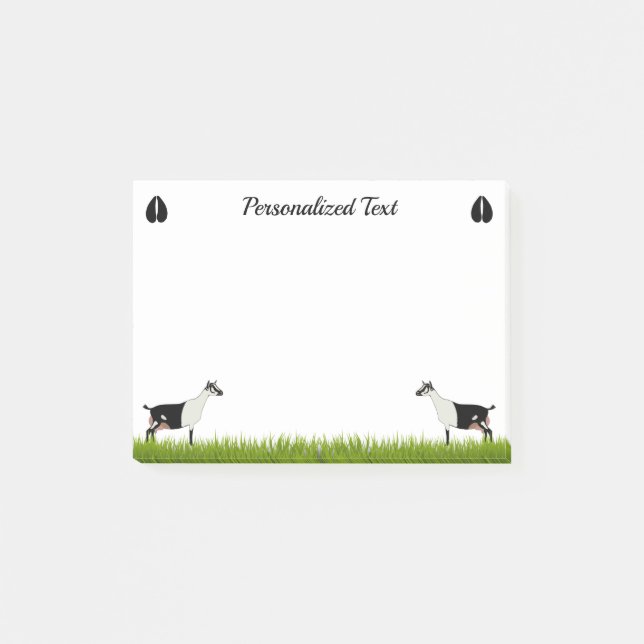 Bloco De Notas Cabra Leiteira Alpina Personalizada (Frente)