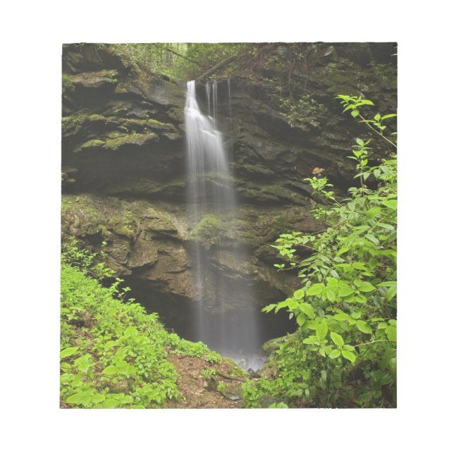 Bloco De Notas Cachoeira caindo na dolina, Whiteoak Sink, (Frente)