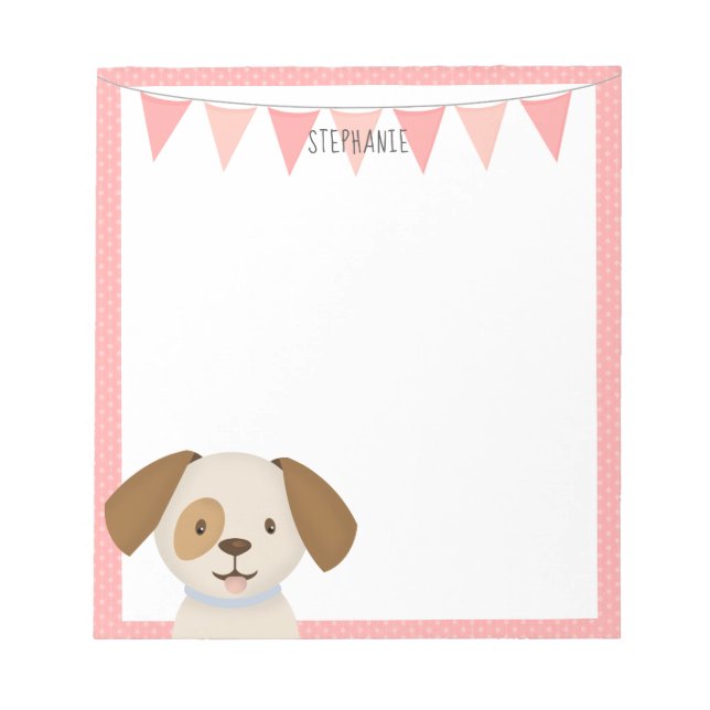 Bloco De Notas Cachorrinho Fofo (Frente)