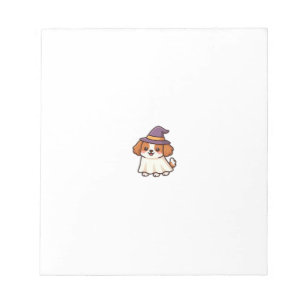 Bloco De Notas Cachorro Assustador Fofo � Kawaii Camiseta Clássic