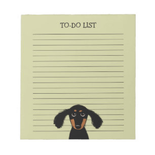 Bloco De Notas Cachorro-Cachshund-Puppy-Vidro-Cachorro