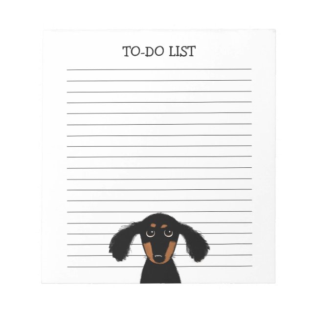 Bloco De Notas Cachorro-Cachshund-Puppy-Vidro-Cachorro (Frente)