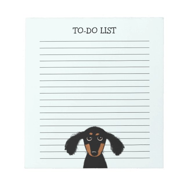Bloco De Notas Cachorro-Cachshund-Puppy-Vidro-Cachorro (Frente)