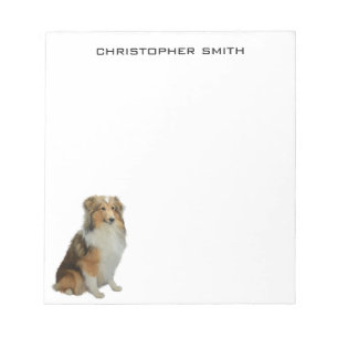 Bloco De Notas Cachorro Collie