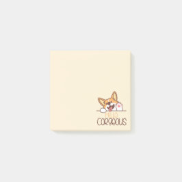 Bloco De Notas Cachorro Corgi Olá Fofo