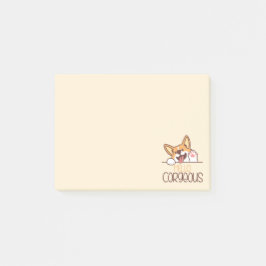 Bloco De Notas Cachorro Corgi Olá Fofo