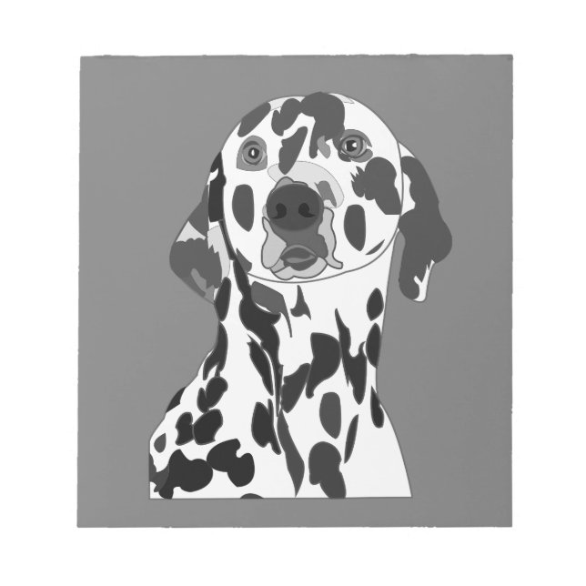 Bloco De Notas Cachorro Dálmata Pet  (Frente)