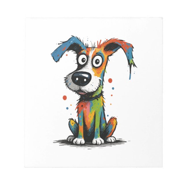 Bloco De Notas cachorro de estimação (Frente)