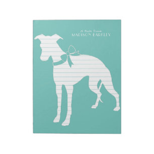 Bloco De Notas Cachorro de Whippet