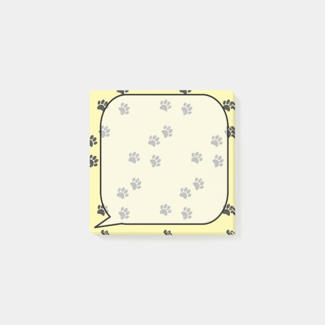 Bloco De Notas Cachorro Desapontado Trava Bolha De Voz (Frente)