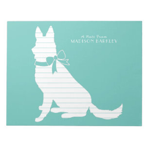 Bloco De Notas Cachorro german shepherd
