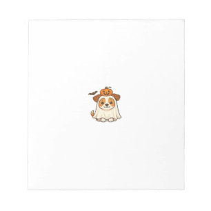 Bloco De Notas Cachorro Kawaii de Halloween � Adesivo de Cachorri