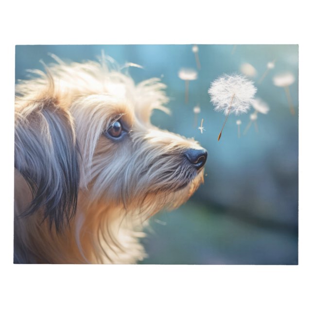 Bloco De Notas Cachorro Pet Animal Tranquilo Pacífico (Frente)