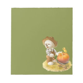 Bloco De Notas Cachorro-quente com abóbora