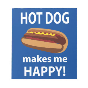Bloco De Notas Cachorro Quente Me Torna Feliz Cachorro Quente