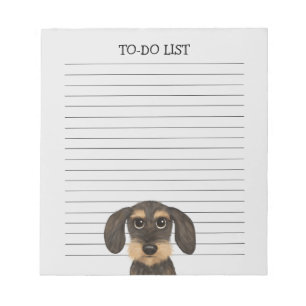 Bloco De Notas Cachshund Cute Teckel Dog Lover está ligado