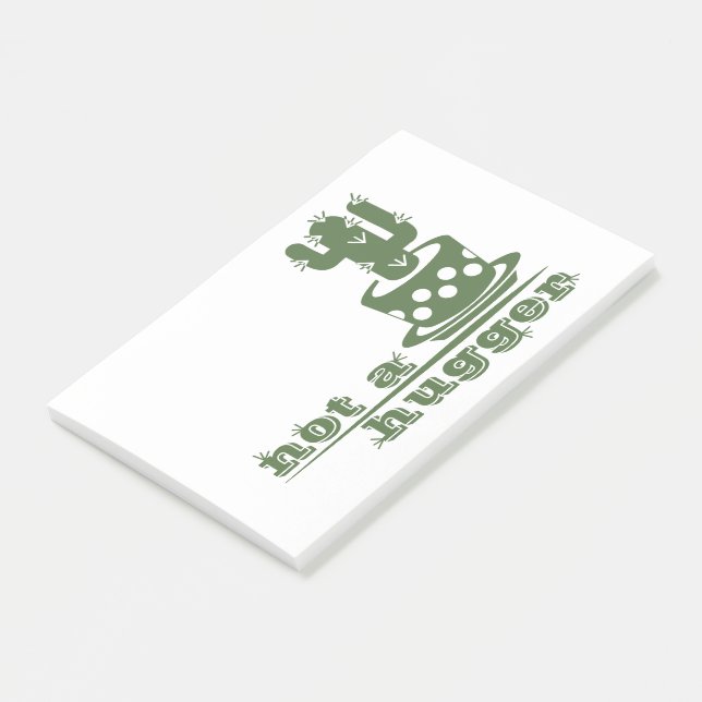 Bloco De Notas Cactos não é um cacto engraçado (Inclinado)