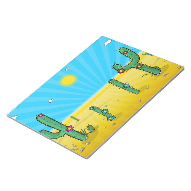 Bloco De Notas Cactus (Inclinado)