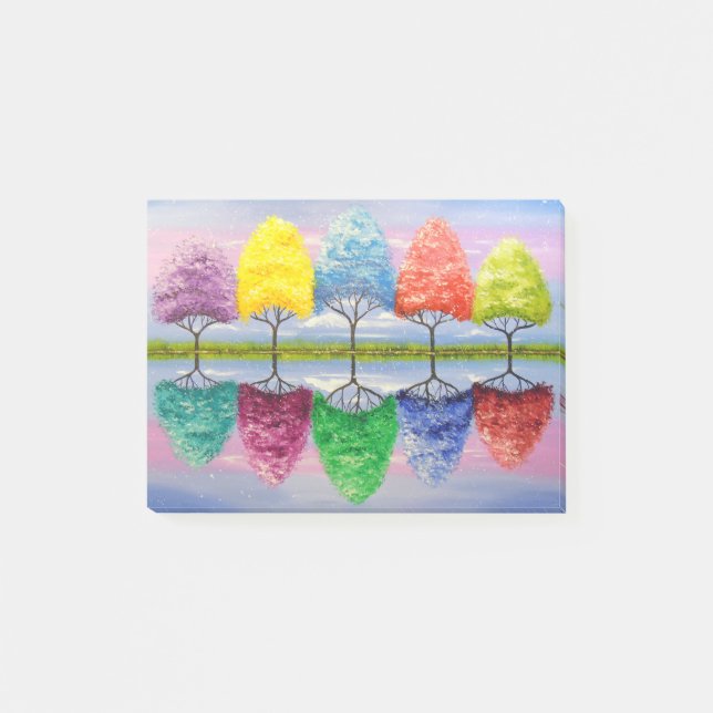 Bloco De Notas Cada árvore tem sua própria história (Frente)