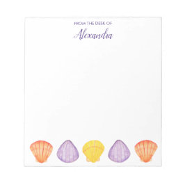 Bloco De Notas Cadeias de Aquarela com Nome