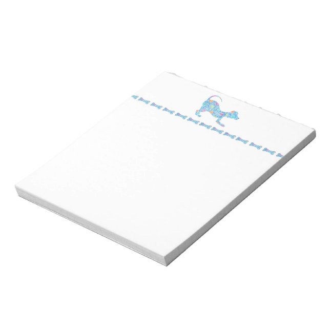 Bloco De Notas Caderno Cachorro e Osso (Invertido)