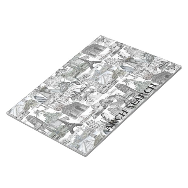 Bloco De Notas Caderno de Notas Mural Arch Search (Inclinado)