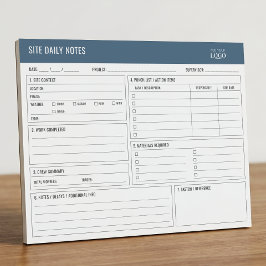 Bloco De Notas Caderno Diário de Obras para Construtores e Emprei