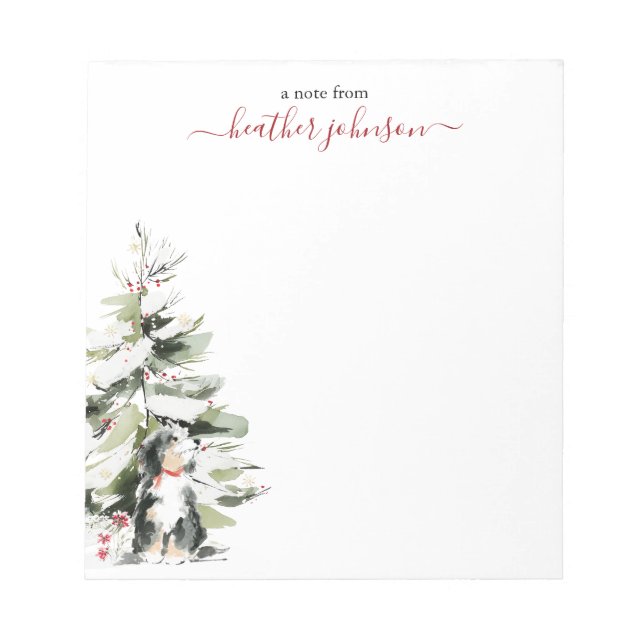 Bloco De Notas Caderno Personalizado Hearthlight Notas de Inverno (Frente)