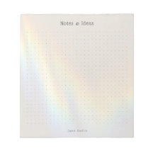 Caderno pontilhado personalizado com prisma de arc