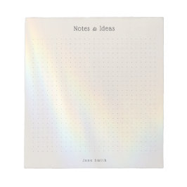 Bloco De Notas Caderno pontilhado personalizado com prisma de arc