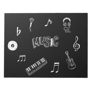 Bloco De Notas Caderno Temático de Música