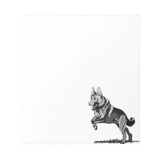 Bloco De Notas Cães Pastor Alemão (Frente)