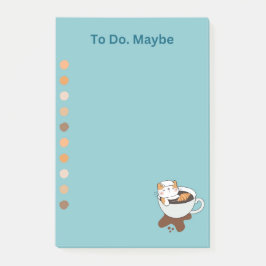 Bloco De Notas Café Cat Spa